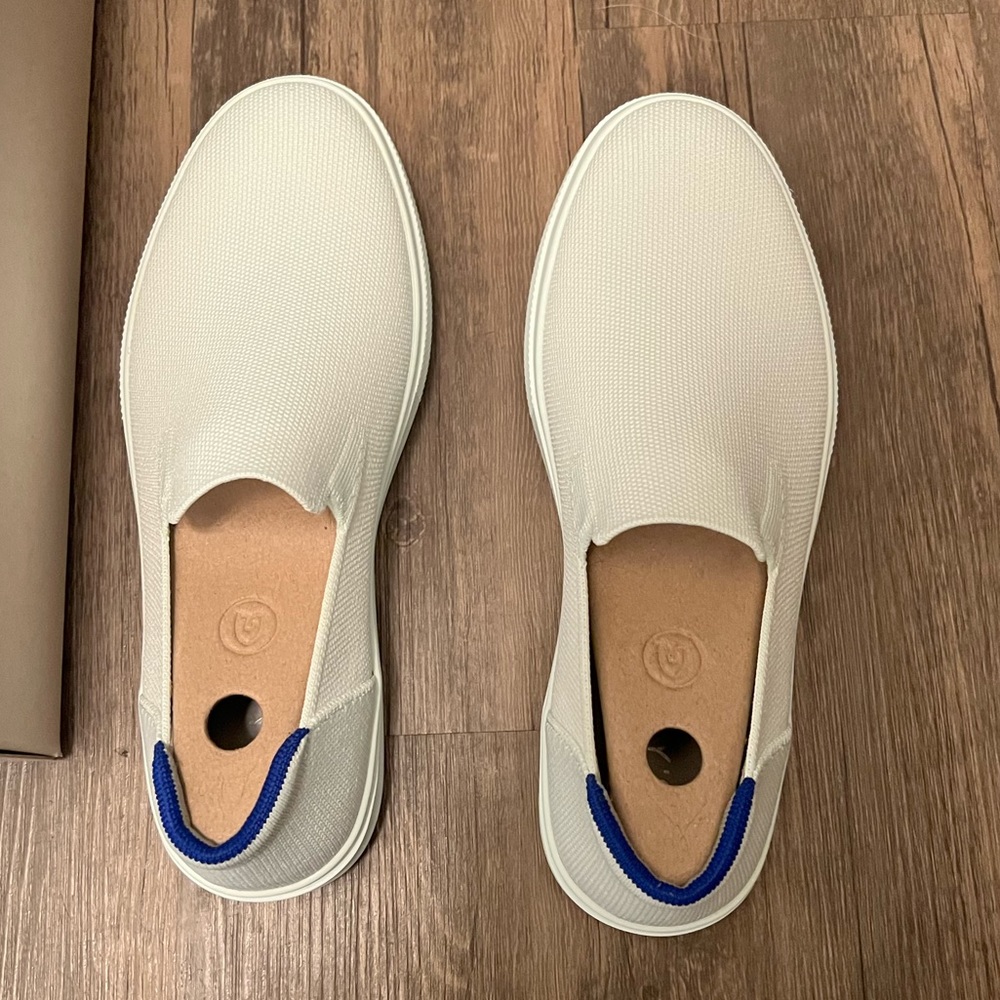 BNIB Rothy’s City Slip Ons Aquamarine